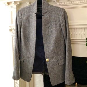 J. Crew Plaid Regent Blazer
